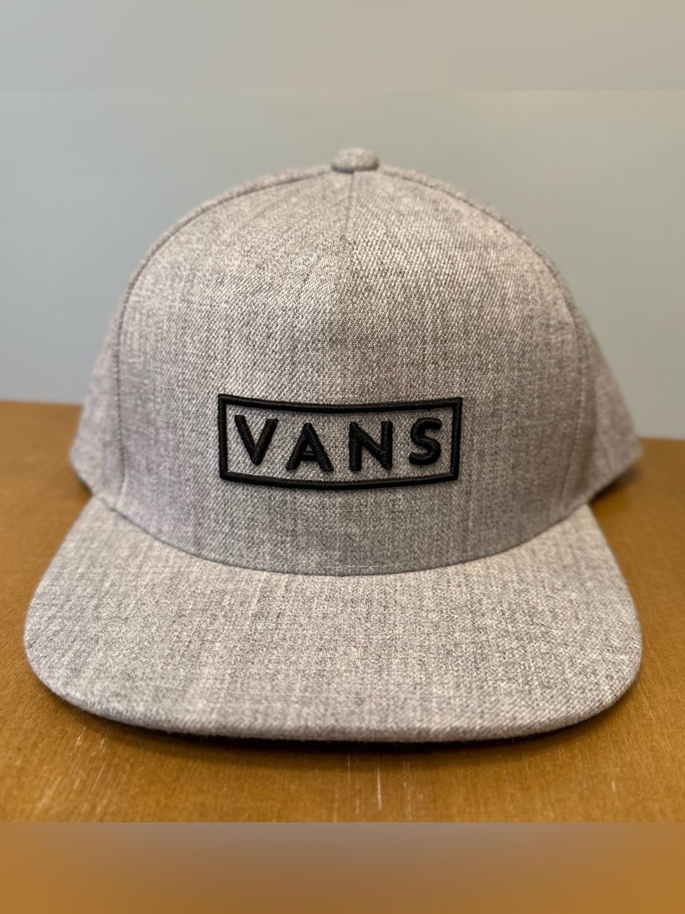 Vans Heather Gray and Black Snapback Hat